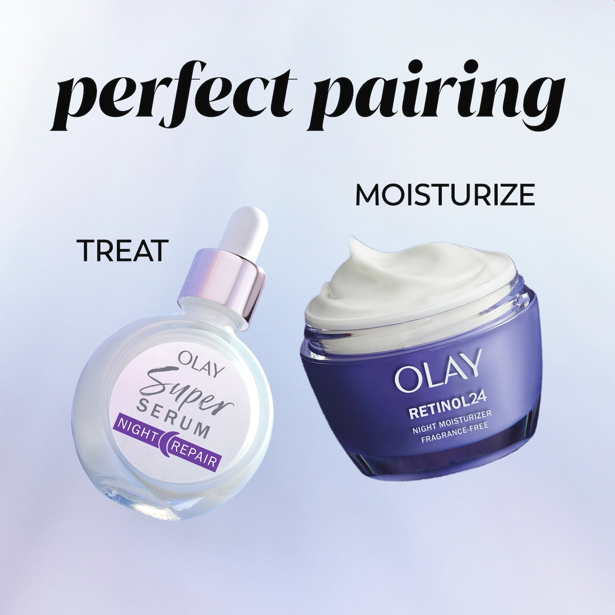 Olay Super Serum Night Repair 5-in-1 Lightweight Skin Cell Renewing Face Serum 50 ml