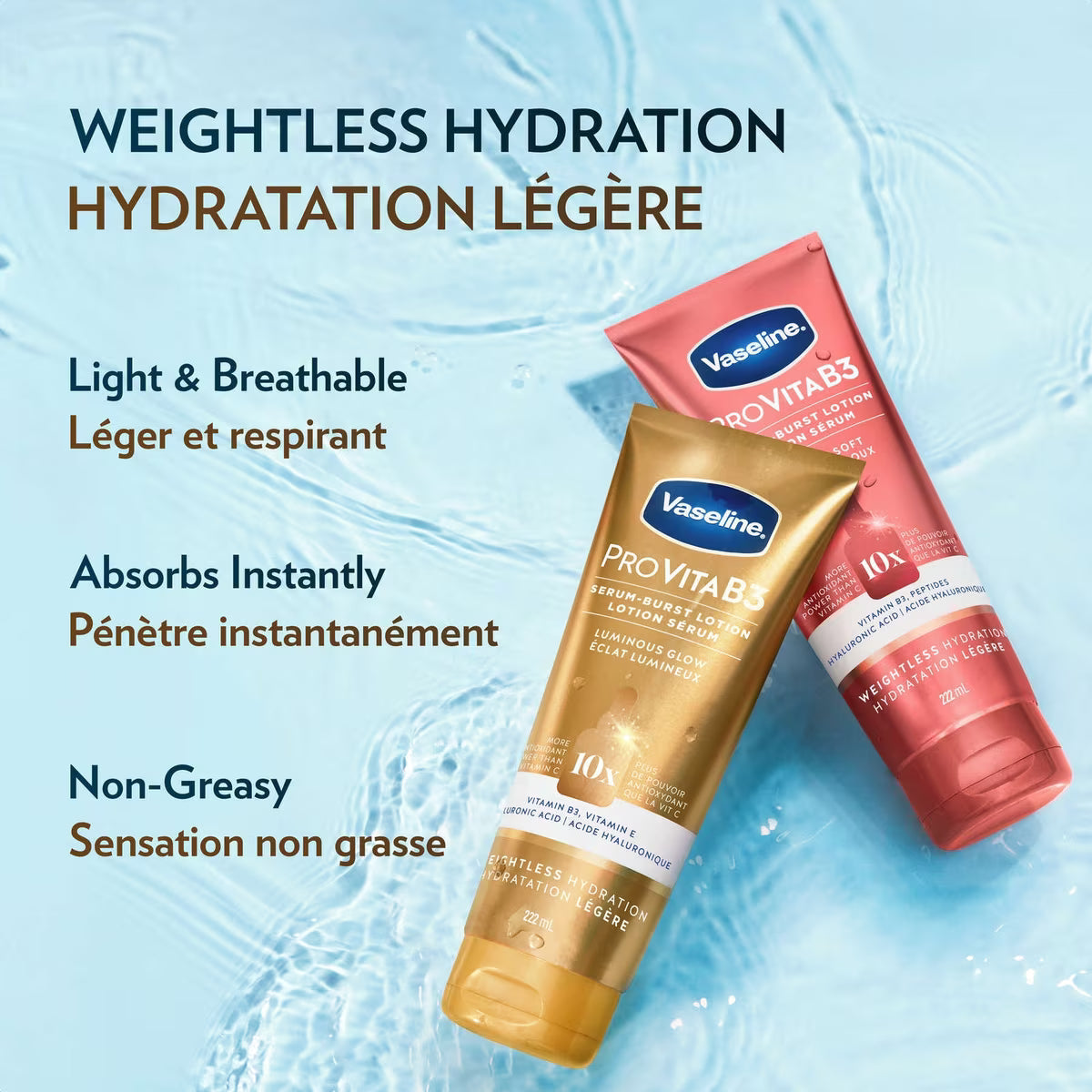 Vaseline VSL PRO VITAB3 LUMNUS 222ml Skin Care Provita Luminous