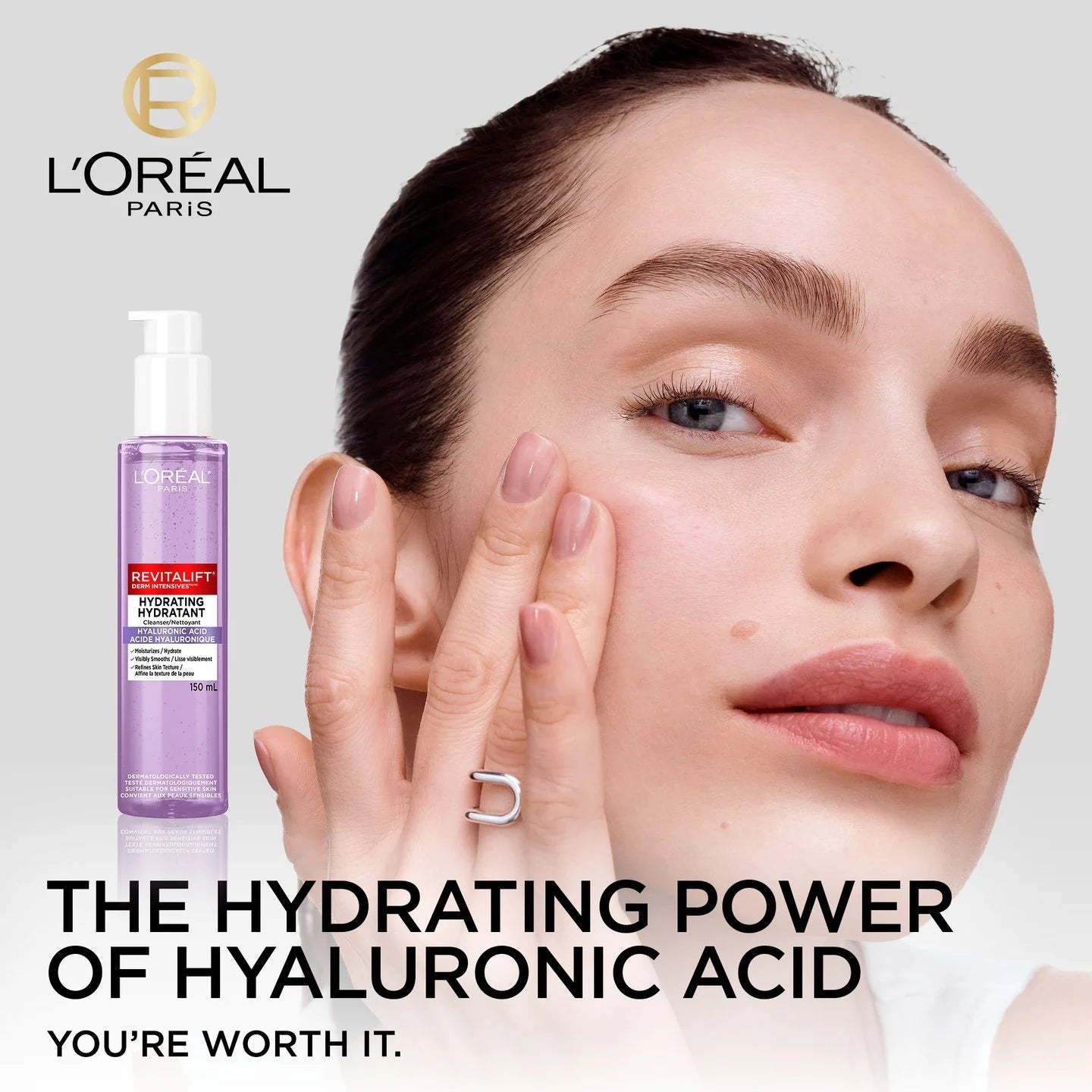 Loreal Revitalift Hydrating Face Cleanser With Hyaluronic Acid
