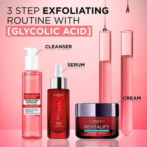 Loreal Revitalift Exfoliating Face Cleanser with Glycolic Acid