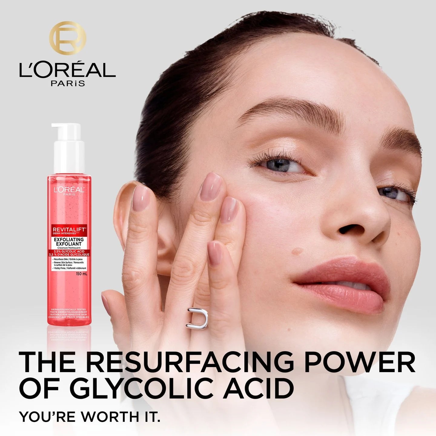 Loreal Revitalift Exfoliating Face Cleanser with Glycolic Acid
