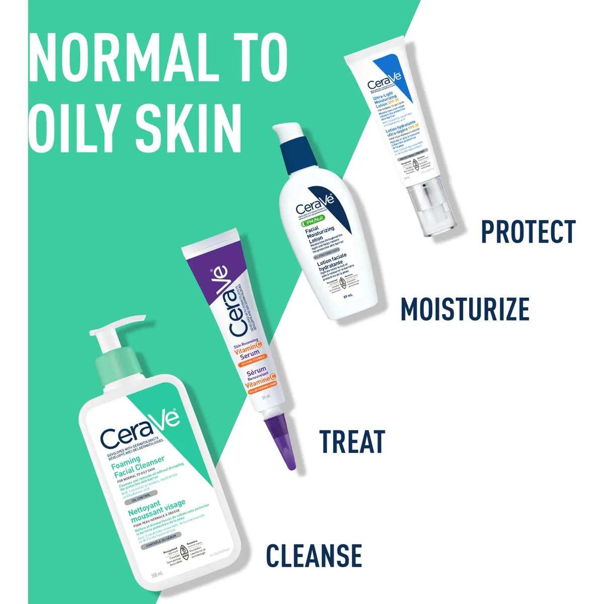 CeraVe Gentle Foaming Facial Cleanser For Oily Skin 355 ml