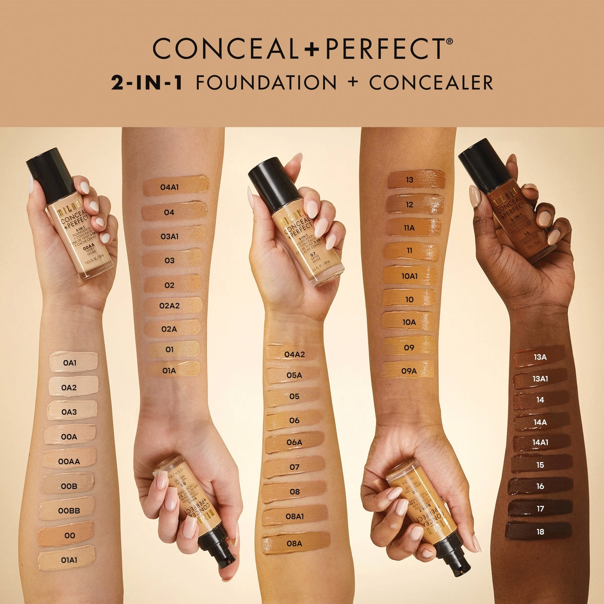 Milani Conceal + Perfect 2-In-1 Foundation + Concealer
