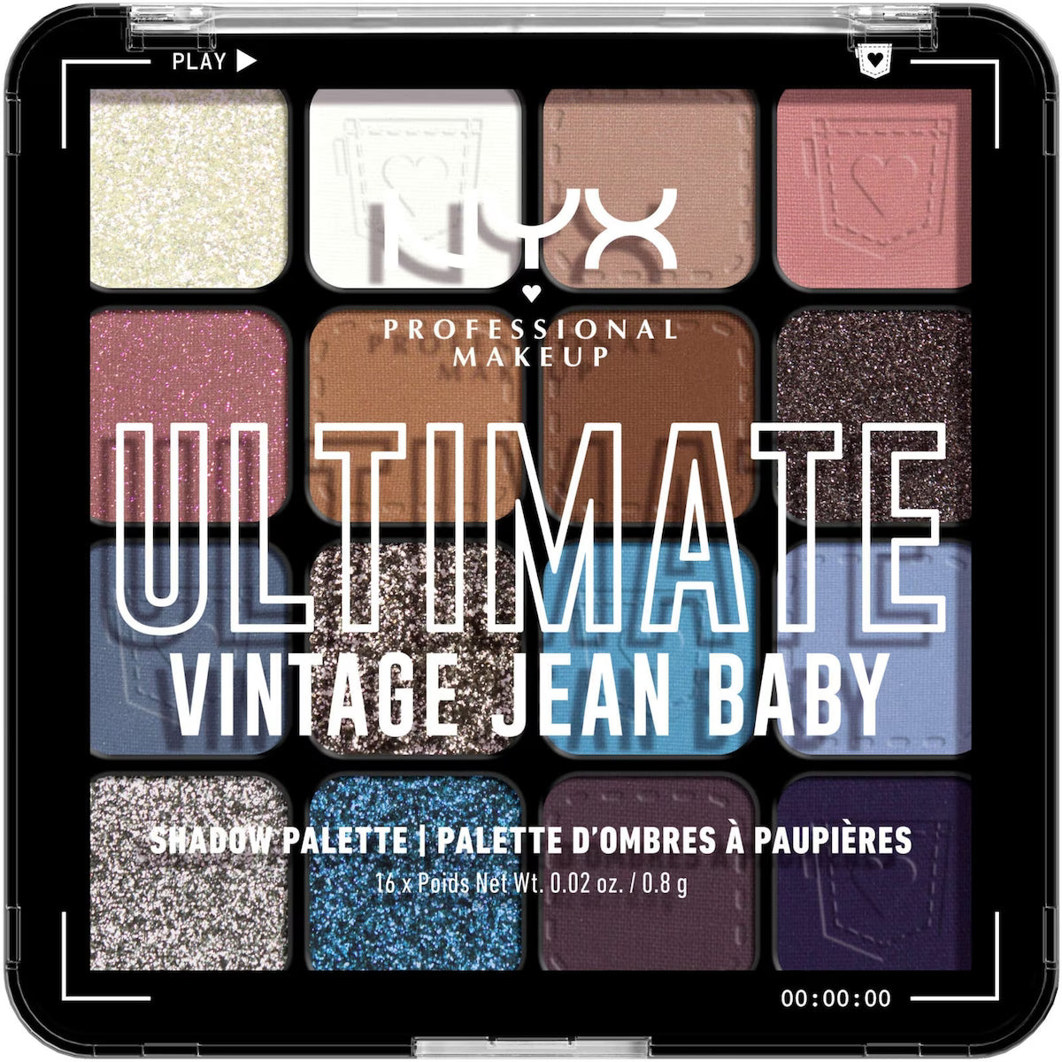 NYX PROFESSIONAL MAKEUP, Ultimate Shadow Palette, Eyeshadow Palette - Paradise Shock