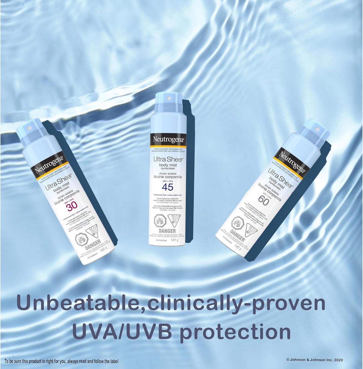 Neutrogena Ultra Sheer Body Mist Sunscreen SPF 60