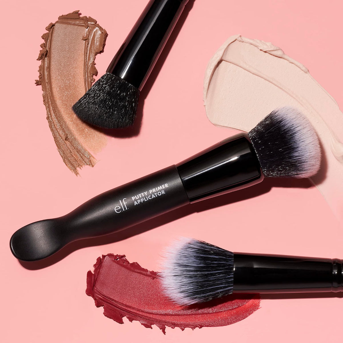 ELF Putty Tools Trio, Set Of 3 Face Makeup Brushes
