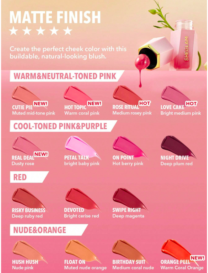 SHEGLAM COLOR BLOOM LIQUID BLUSH