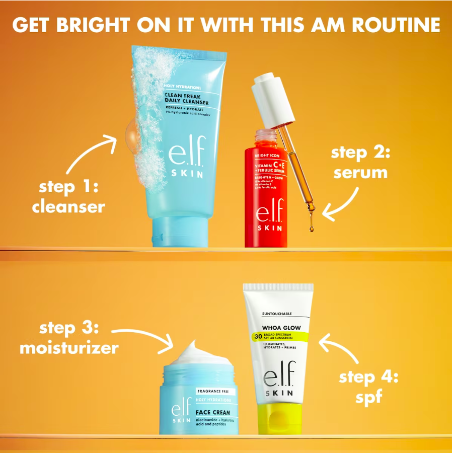 ELF Bright Icon Vitamin C + E + Ferulic Serum