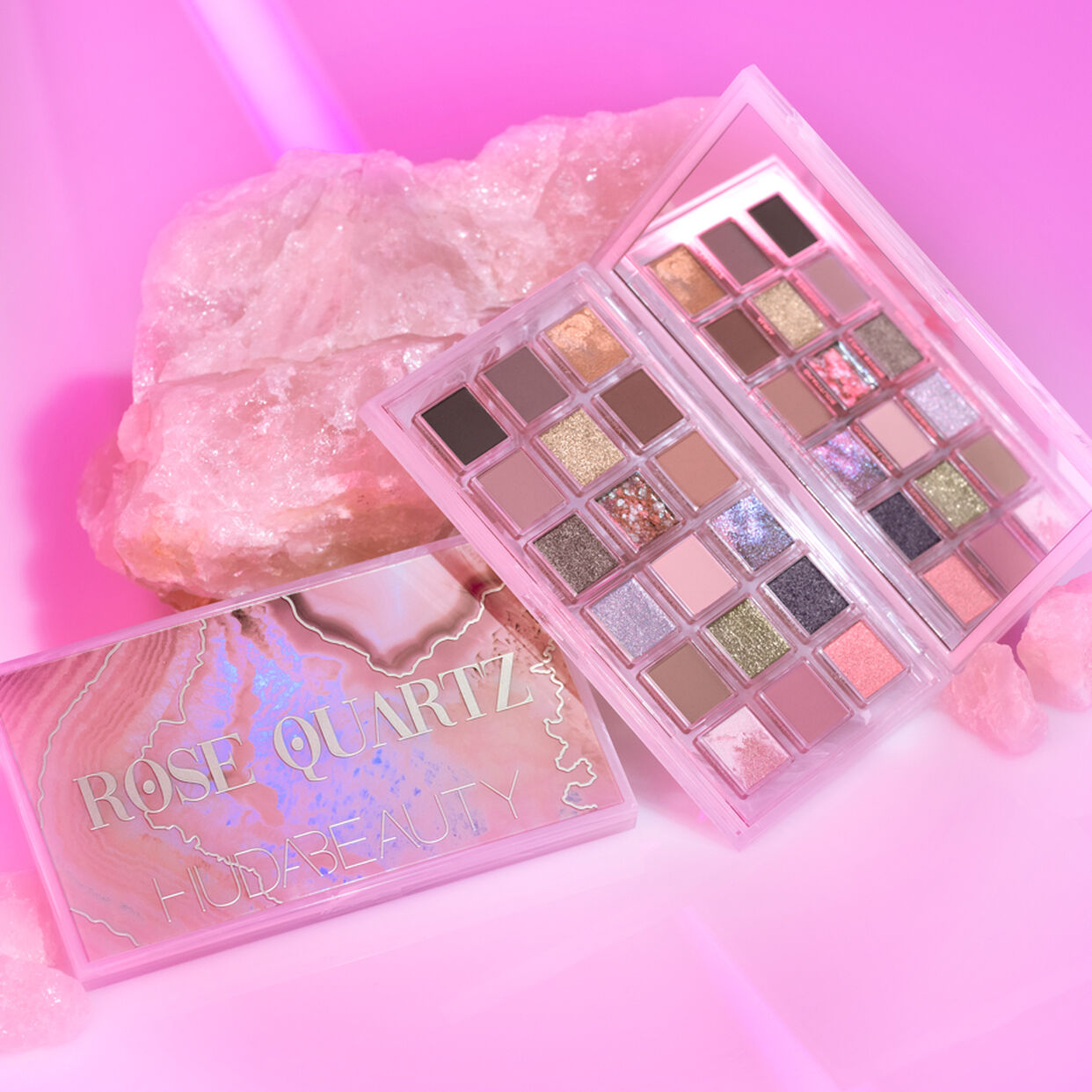Huda beauty Rose Quartz Eyeshadow Palette