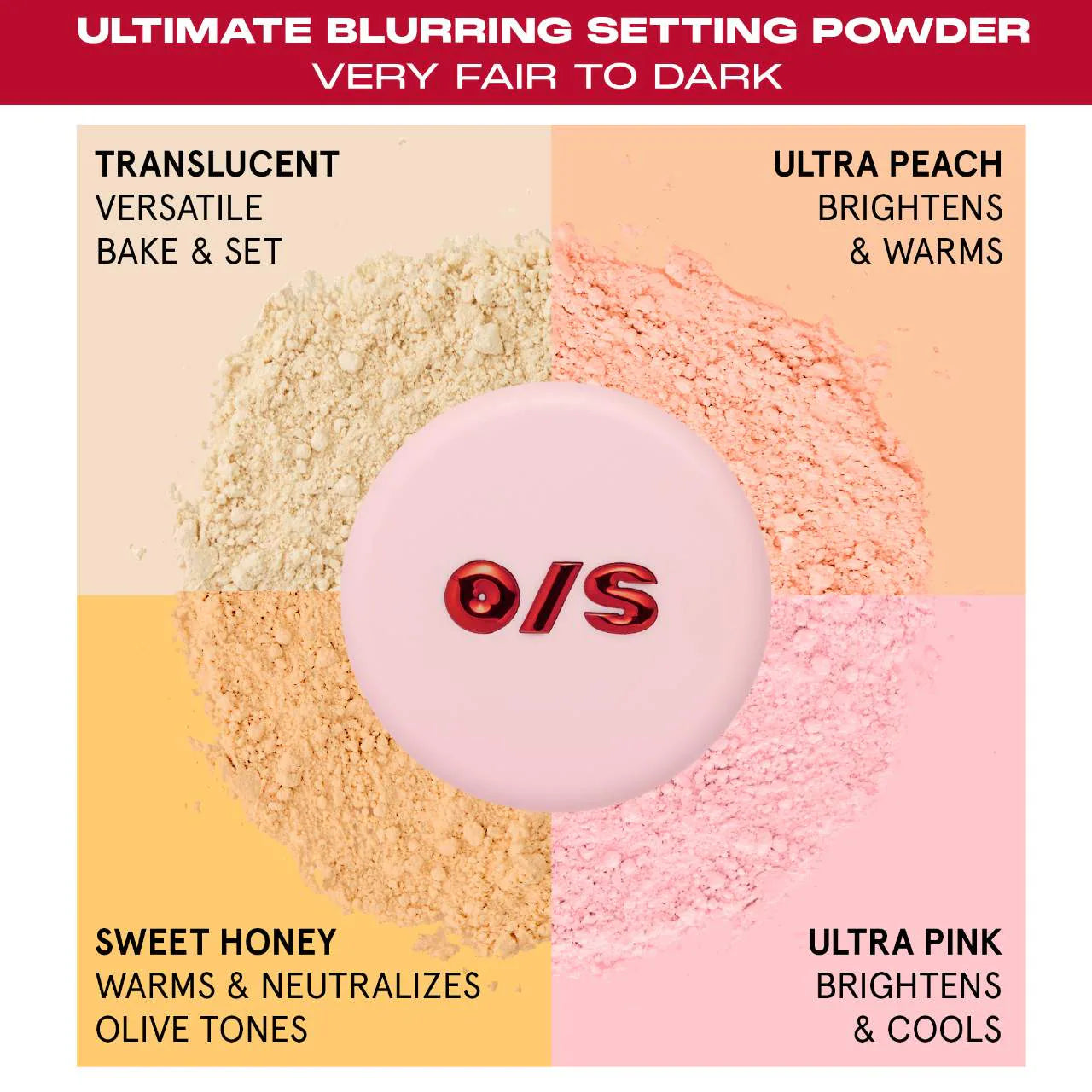 ONE/SIZE by Patrick Starrr Ultimate Blurring Setting Powder - Ultra Pink