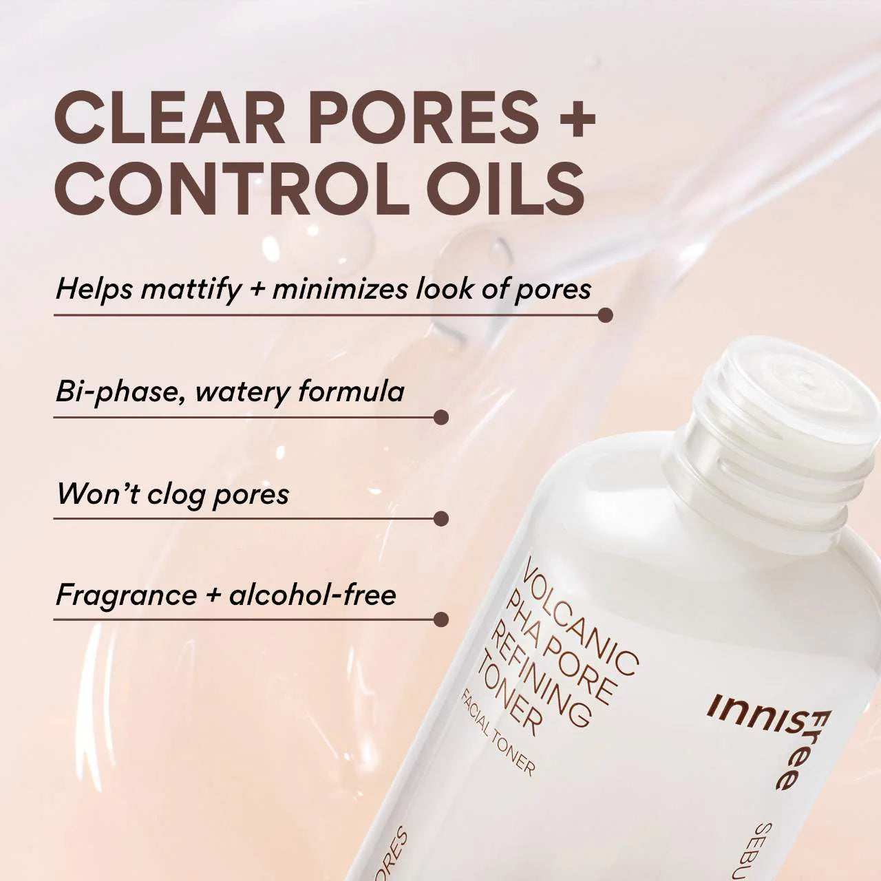 innisfree Volcanic PHA Poe Refining Toner 150 ml