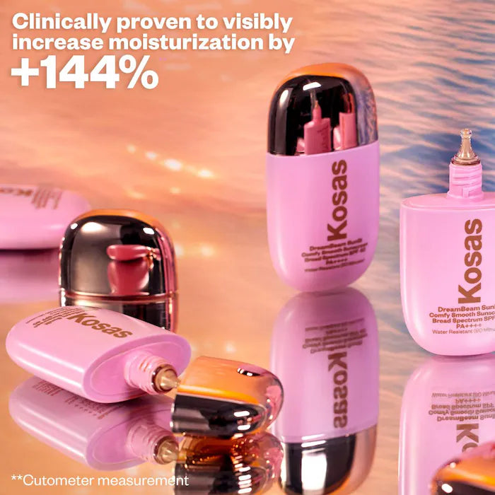 Kosas DreamBeam Silicone-Free Mineral Sunscreen SPF 40 with Ceramides and Peptides