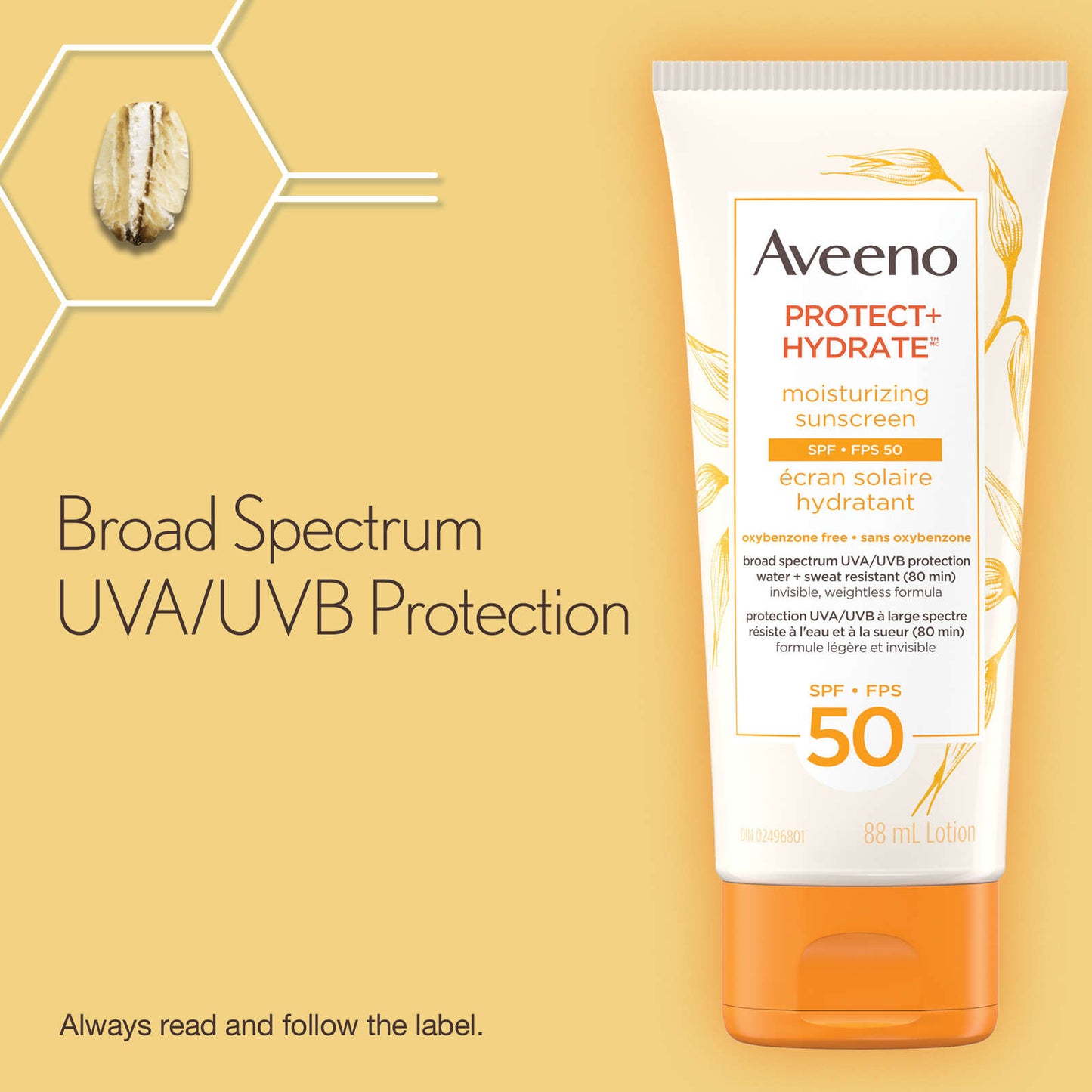 Aveeno Protect & Hydrate Moisturizing Sunscreen SPF 50