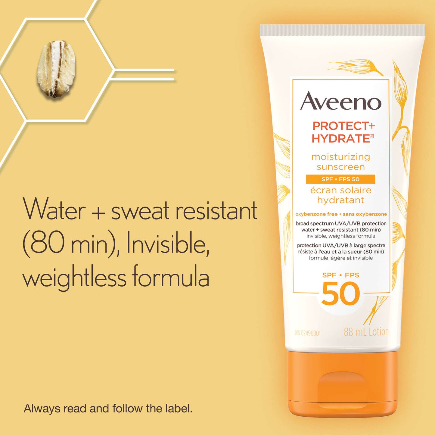 Aveeno Protect & Hydrate Moisturizing Sunscreen SPF 50