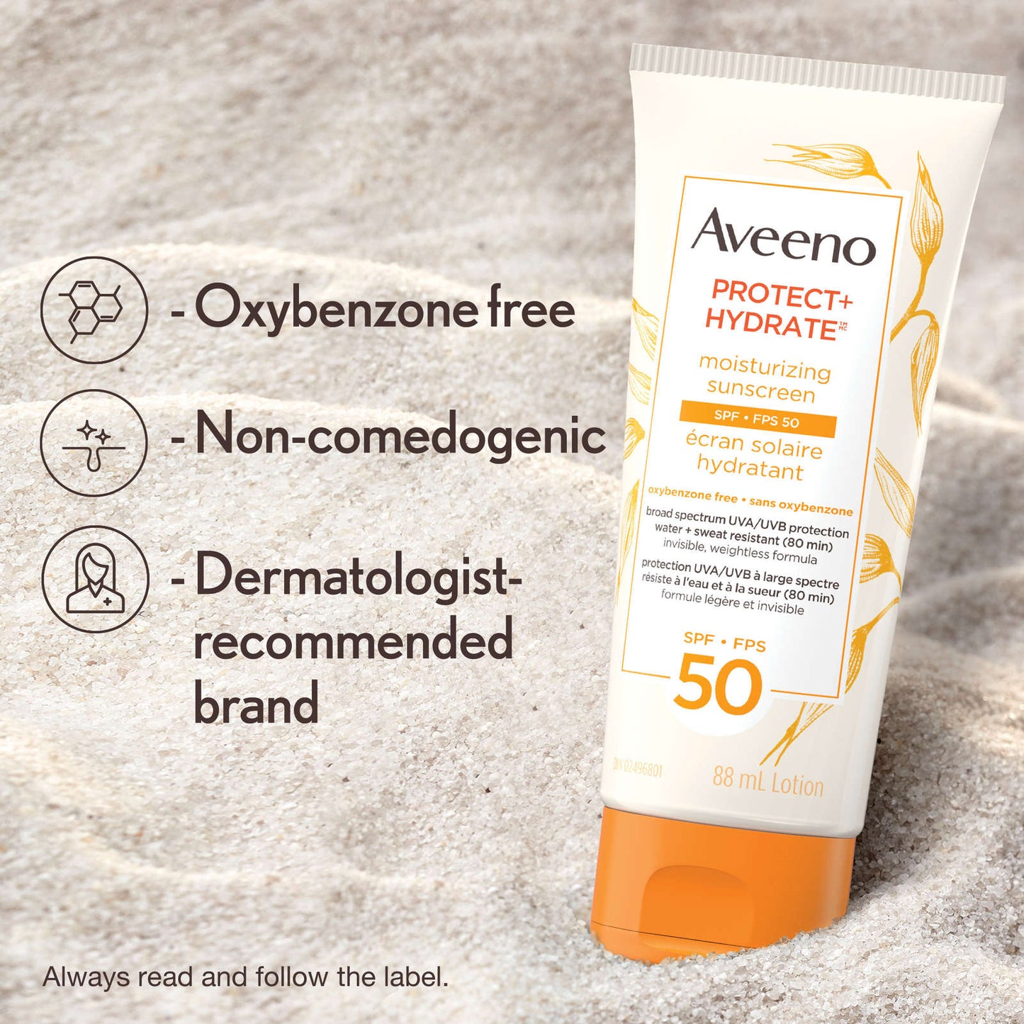 Aveeno Protect & Hydrate Moisturizing Sunscreen SPF 50