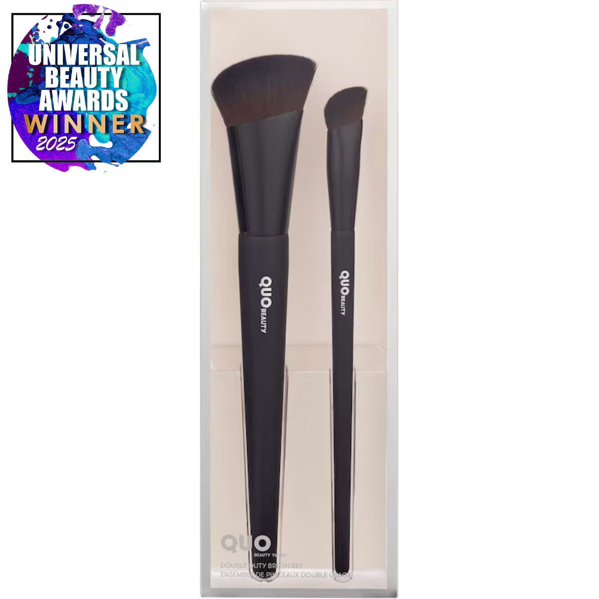 Quo Beauty  Double Duty Brush Set