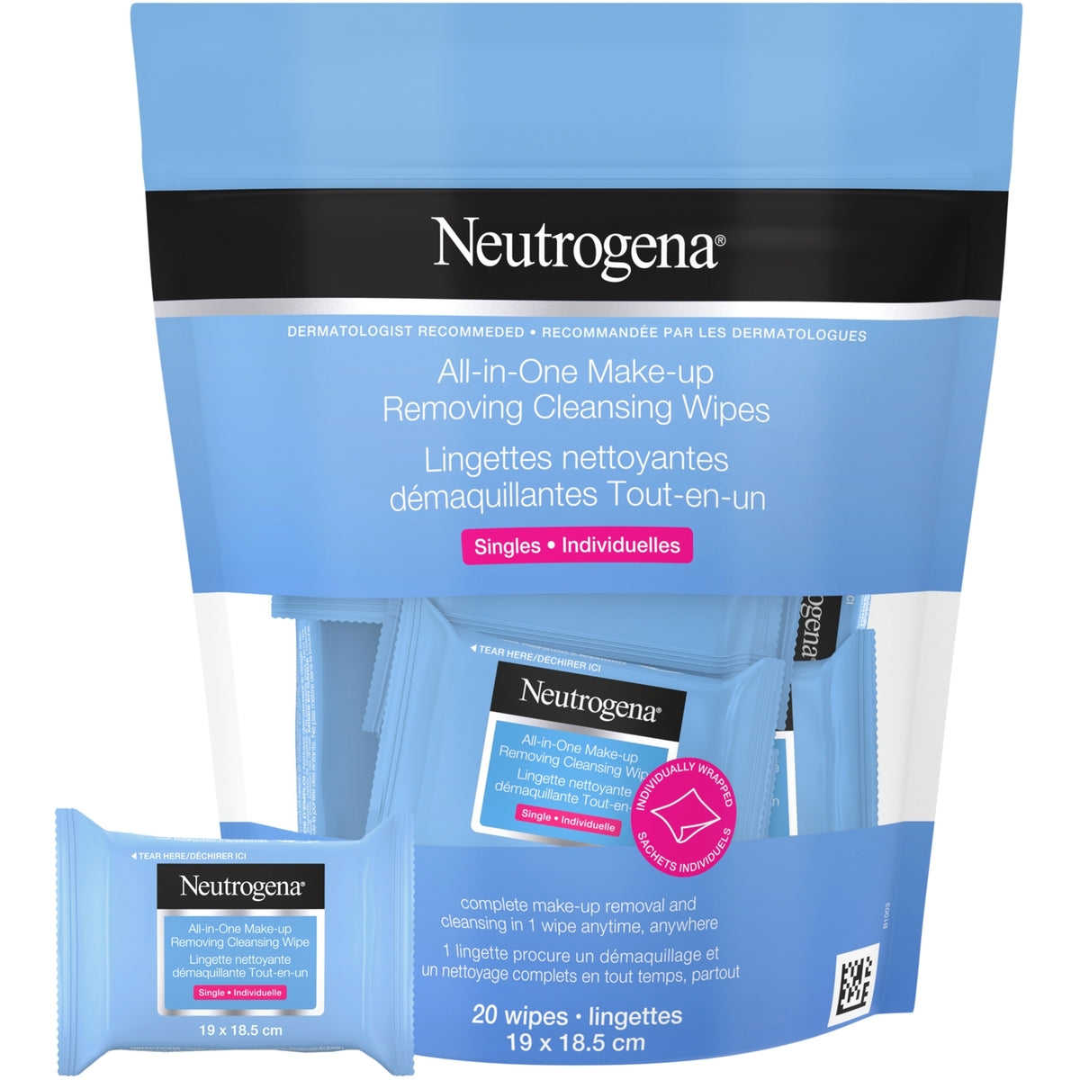 Neutrogena  All-in-One Makeup Removing Cleansing Wipe
