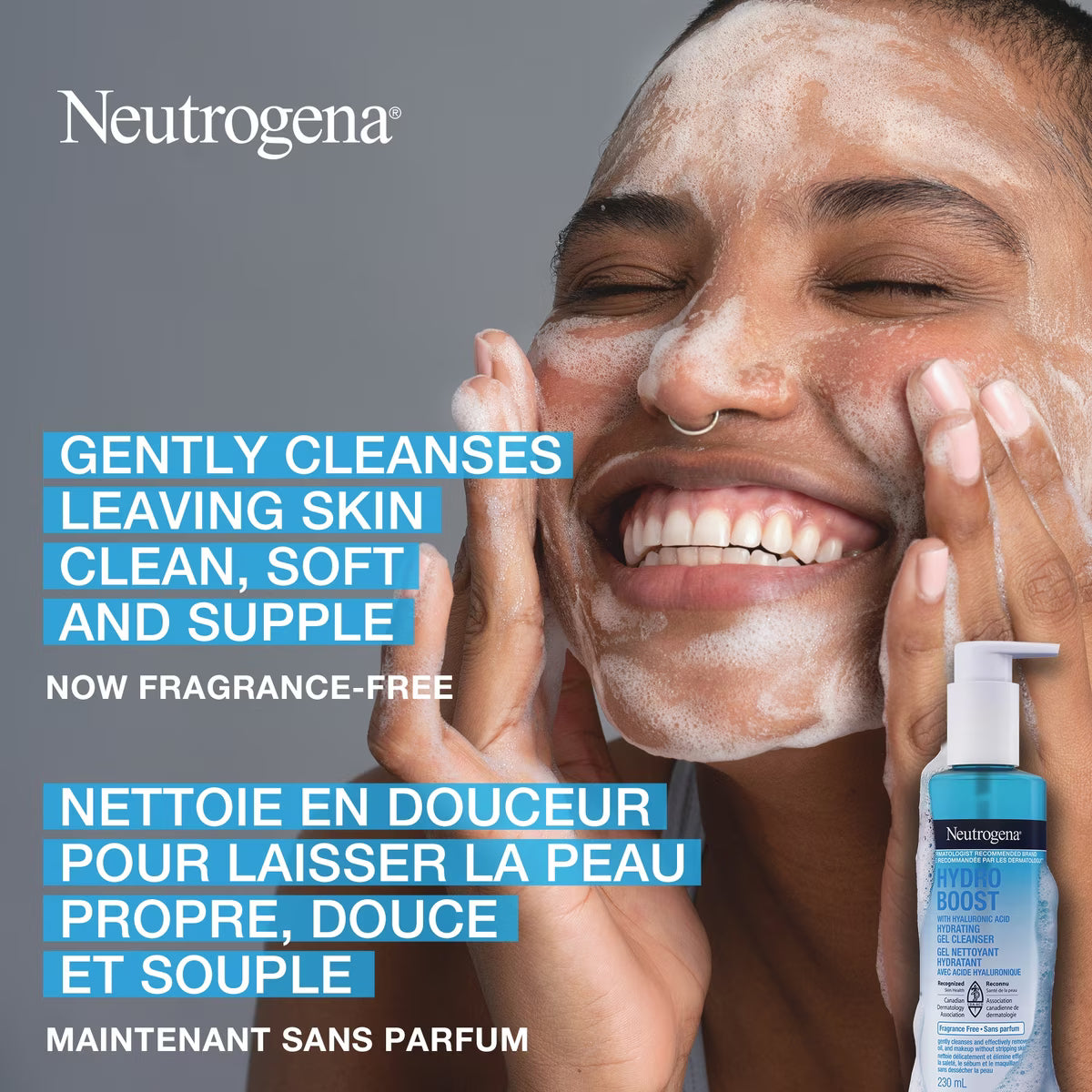 Neutrogena  Hydro Boost Hydrating Cleansing Gel Fragrance Free 230 ml