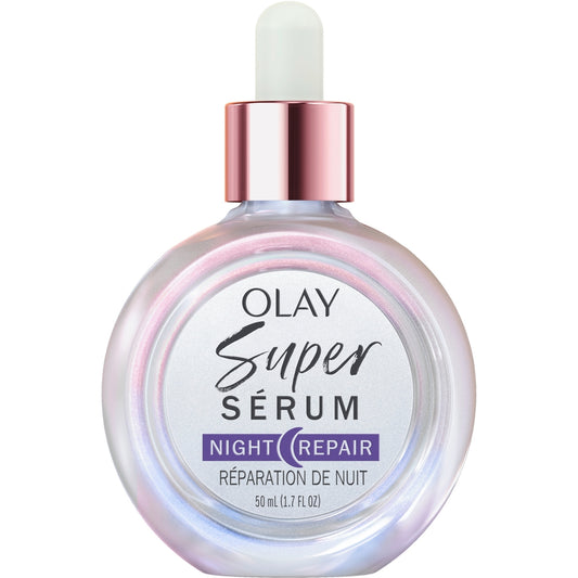 Olay  Super Serum Night Repair 5-in-1 Lightweight Skin Cell Renewing Face Serum 50 ml