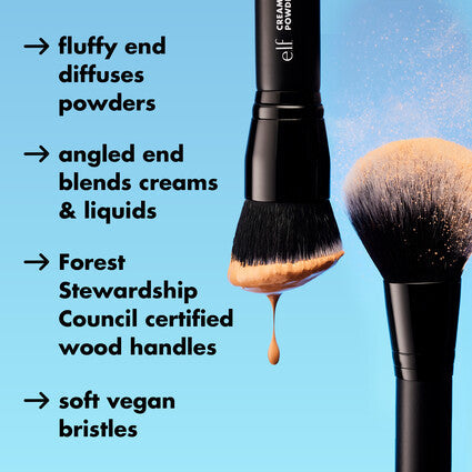 e.l.f. Cream & Powder Face Brush