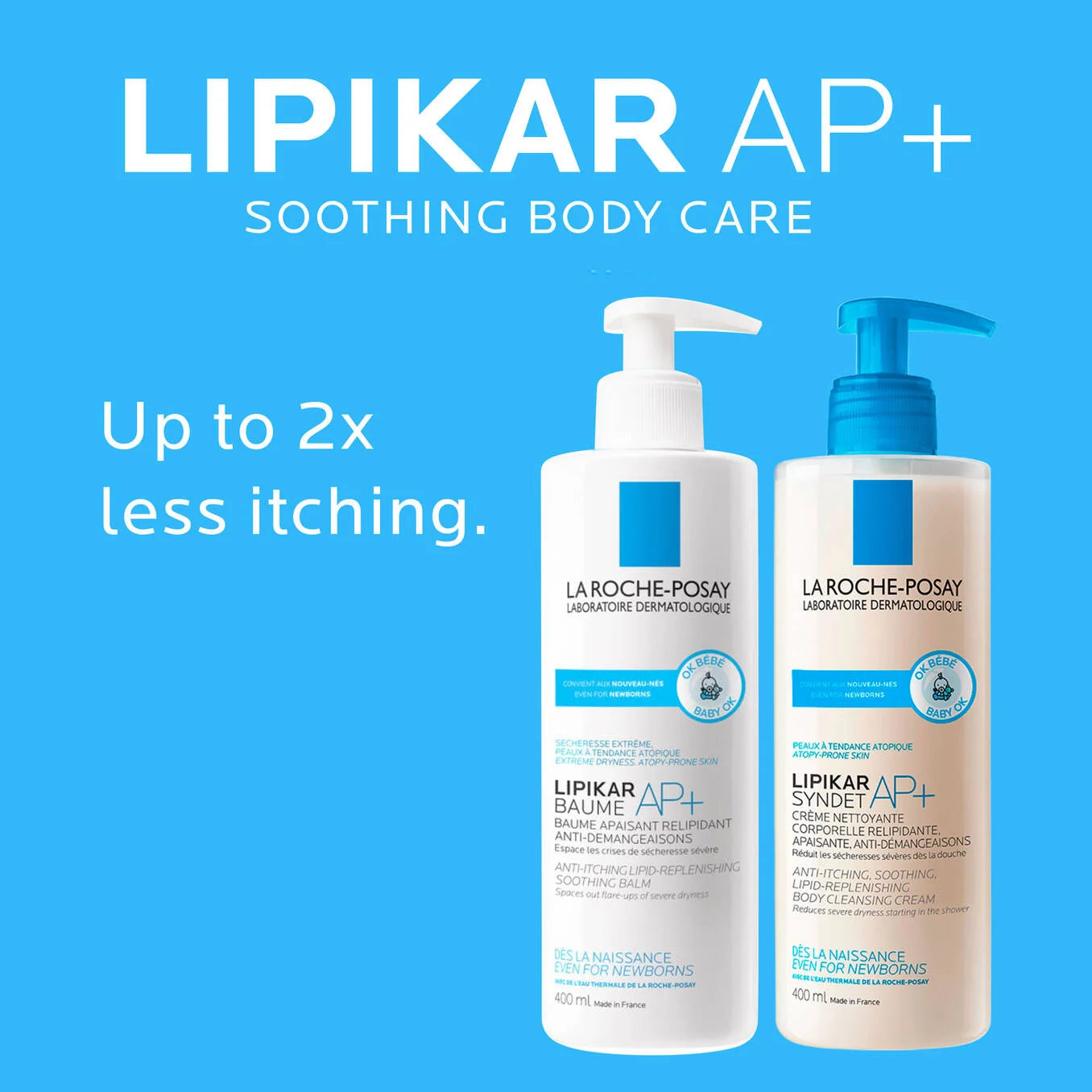 La Roche-Posay  Lipikar Baume AP+M Triple-Action, Anti-Itching, Soothing 400mL