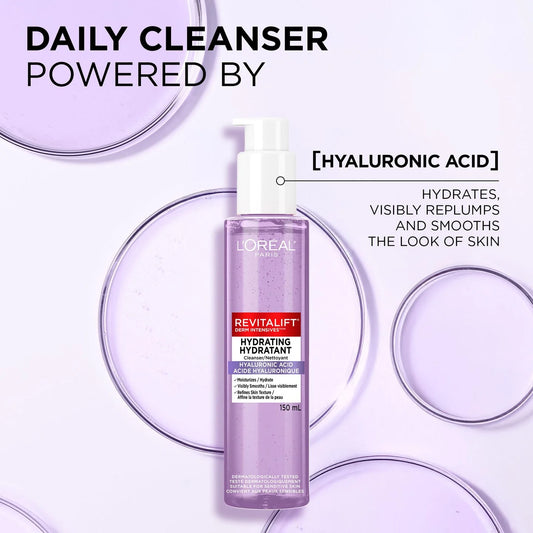 Loreal Revitalift Hydrating Face Cleanser With Hyaluronic Acid