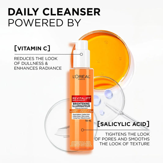 Loreal Revitalift Brightening Face Cleanser with Vitamin C