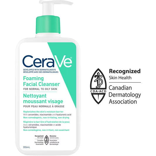 CeraVe  Gentle Foaming Facial Cleanser For Oily Skin 355 ml