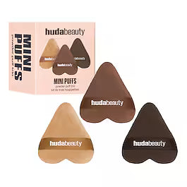 HUDA BEAUTY Mini Puffs Powder Puff Trio