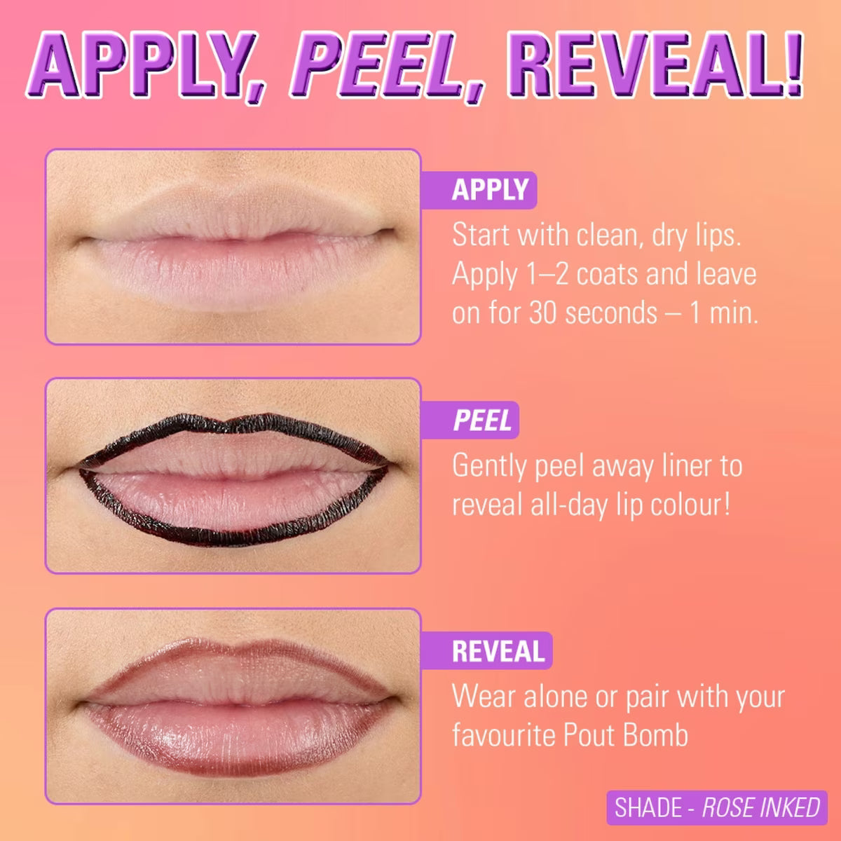 Revolution  Lip Shift Ink Peel Off Lipliner