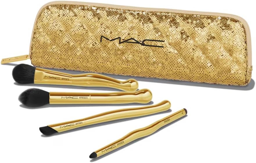 MAC Golden Touch Mini Brush Kit, 5 Piece Set