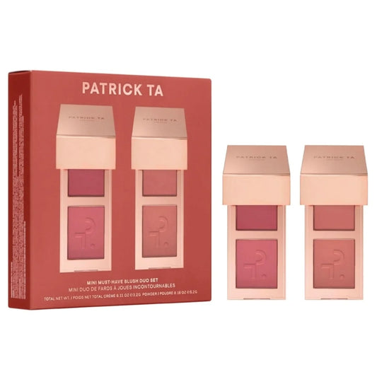 PATRICK TA Mini Must-Have Blush Duo Set She Goes to Gym & She's Seductive