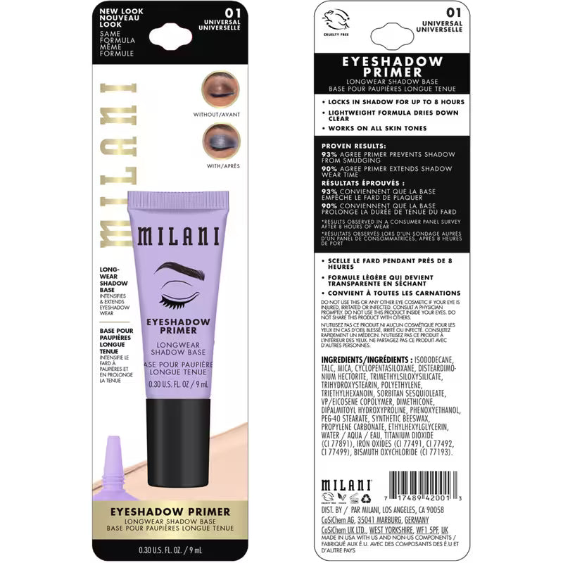 Milani  Eyeshadow Primer Nude Primer