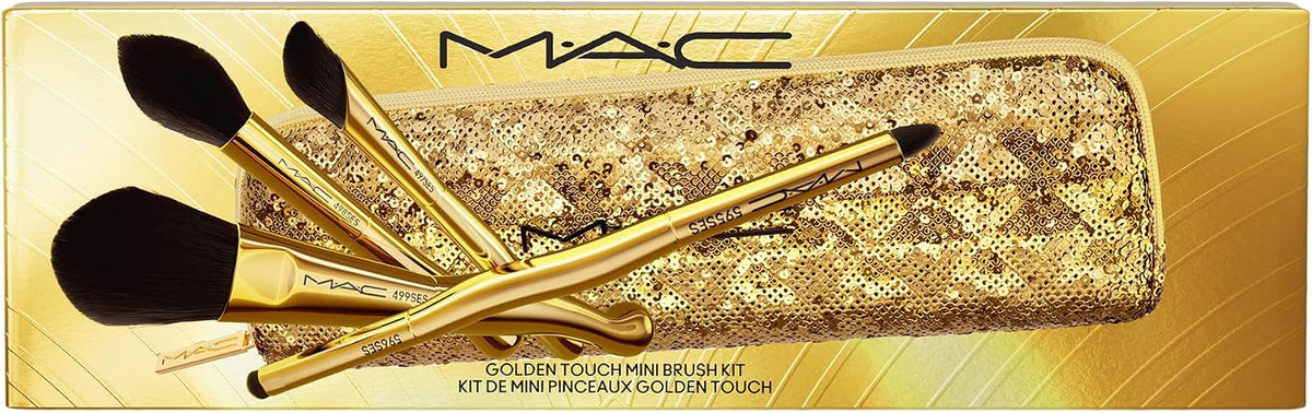 MAC Golden Touch Mini Brush Kit, 5 Piece Set