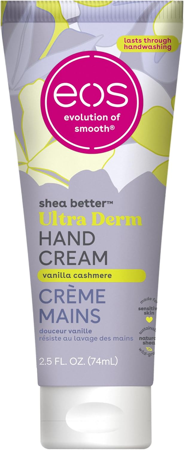 EOS Shea Better Hand Cream, Vanilla Cashmere, 74 ml
