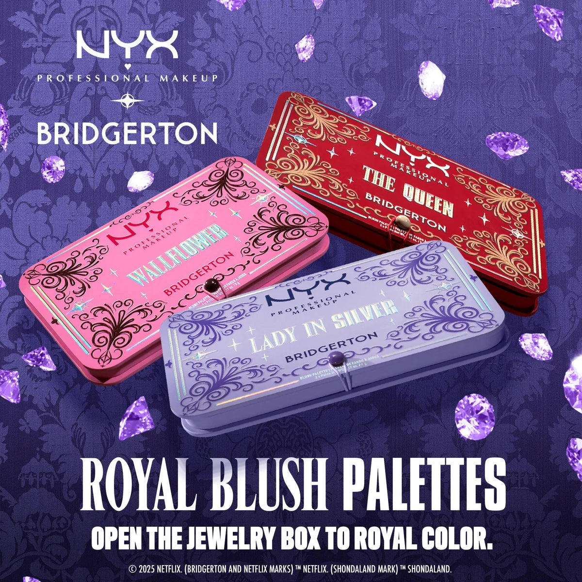 NYX Professional Makeup Bridgerton Royal Blush Palette