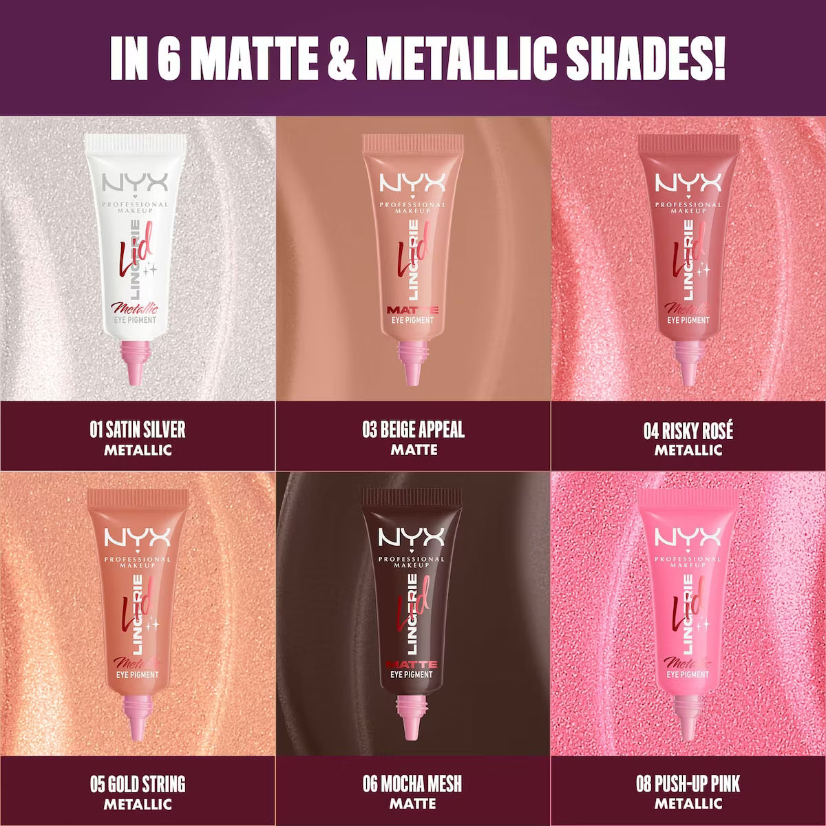 NYX Lid Lingerie Cream Eye Pigment