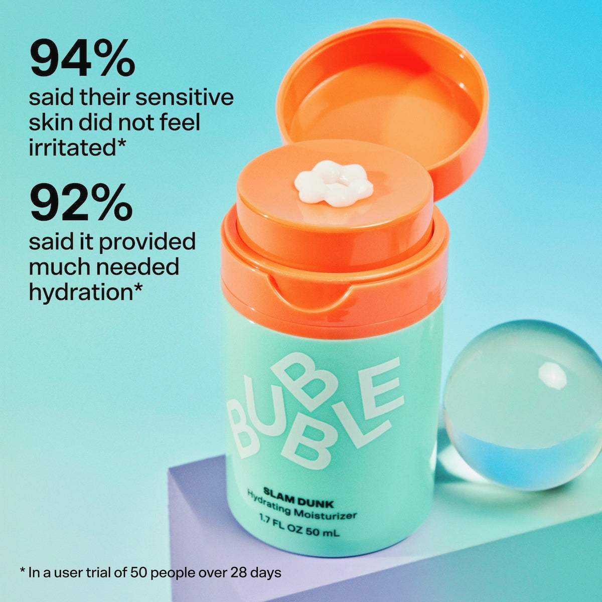 Bubble  Slam Dunk Hydrating Cream Moisturiser 50 ml