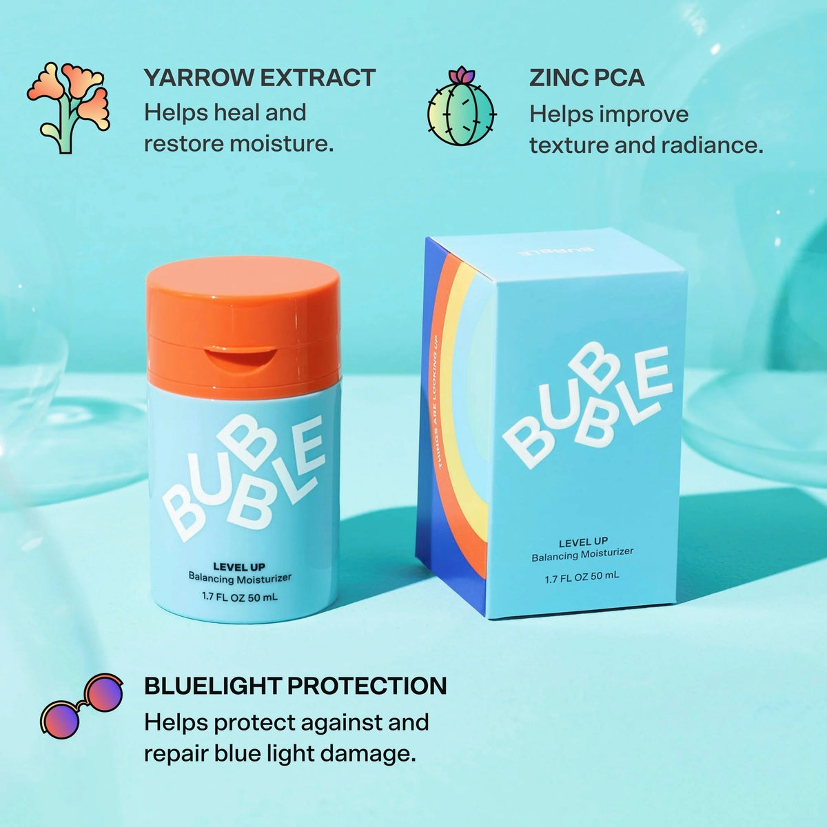 Bubble  Level Up Balancing Gel Moisturiser 50 ml