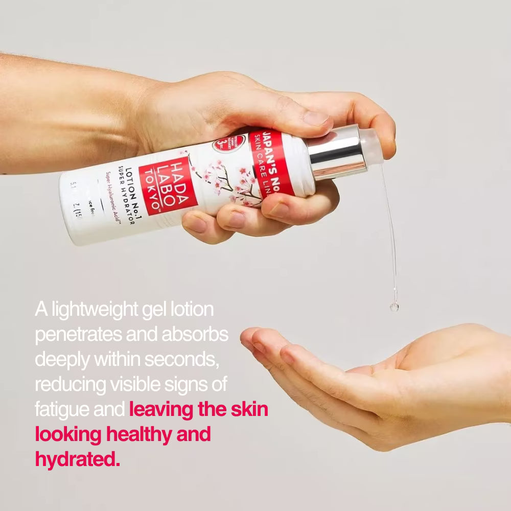 Hada Labo Tokyo Lotion No.1 Super Hydrator – Moisturizing Hydrator with Super Hyaluronic Acid