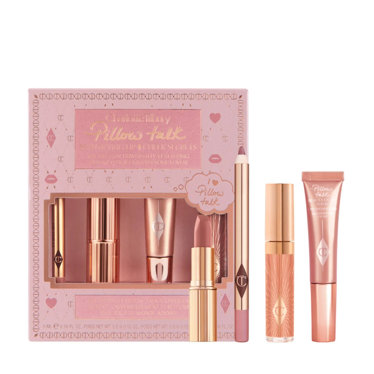 Charlotte Tilbury PILLOW TALK BEAUTIFYING LIP AND CHEEK SECRETS - PILLOW TALK