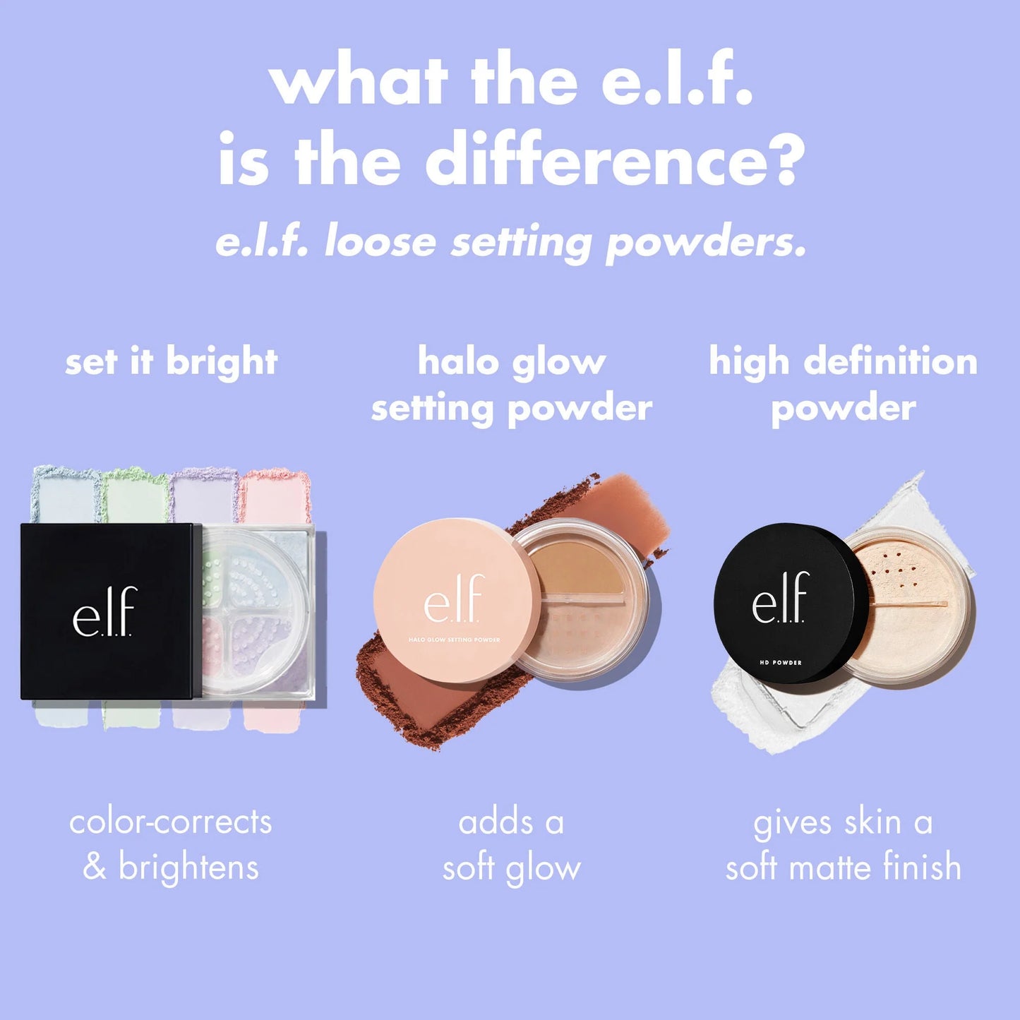 ELF Set It Bright Powder Quad
