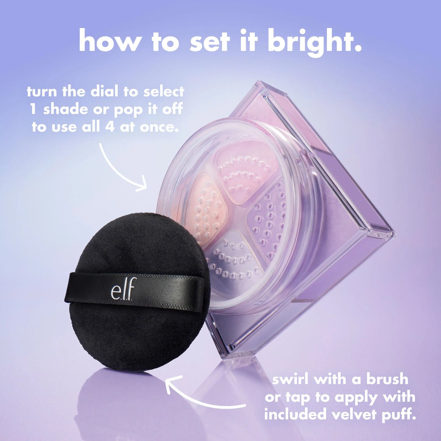 ELF Set It Bright Powder Quad