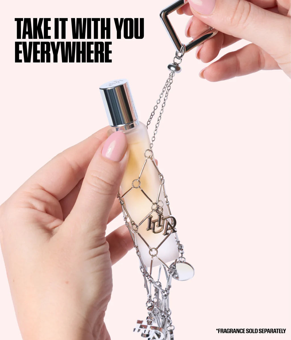 TRAVEL SPRAY FRAGRANCE HOLDER WITH CHARMS