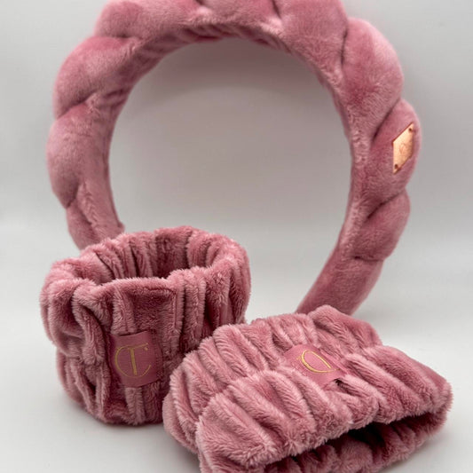 Charlotte Tilbury Headband and Wrist Band set