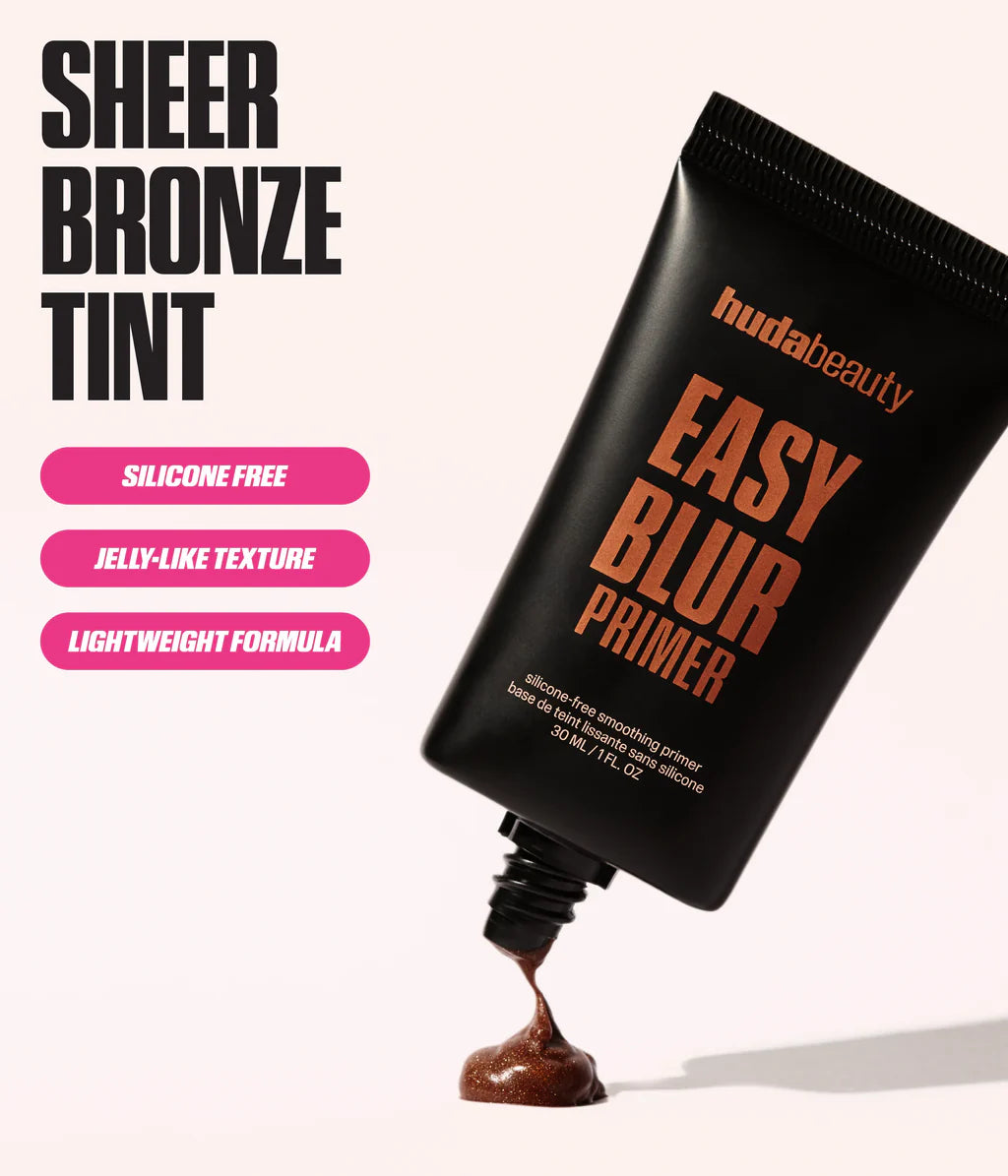 HUDA Beauty EASY BLUR SILICONE-FREE SMOOTHING PRIMER BRONZE FUDGE