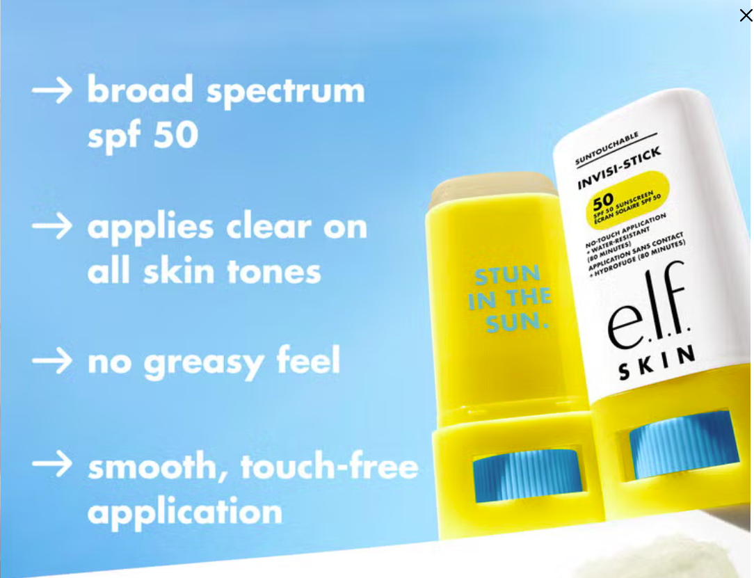 ELF Suntouchable Invisi-Stick SPF 50
