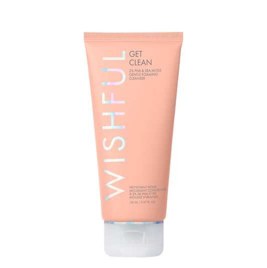 Huda Beauty Wishful Get Clean 2% PHA & Sea Moss Gentle Foaming Cleanser 150 ml