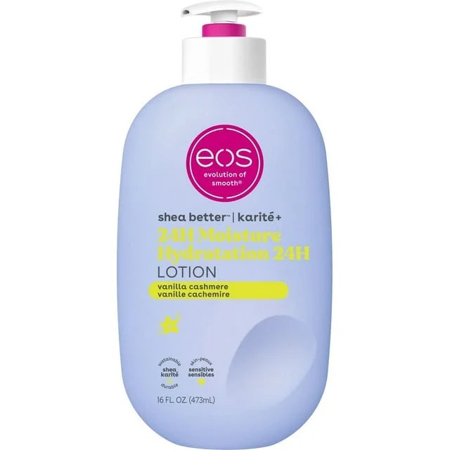 EOS Shea Better 24H Moisture Body Lotion, Vanilla Cashmere, 473 ml