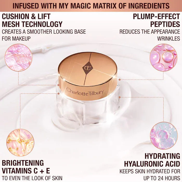 Charlotte Tilbury Magic Cream Anti-Aging Moisturizer with Hyaluronic Acid